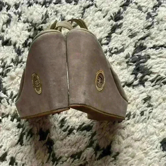 Baldinini Nude Leather Platform Shoe, high platform shoes size 38 EUR. - Picture 13 of 13